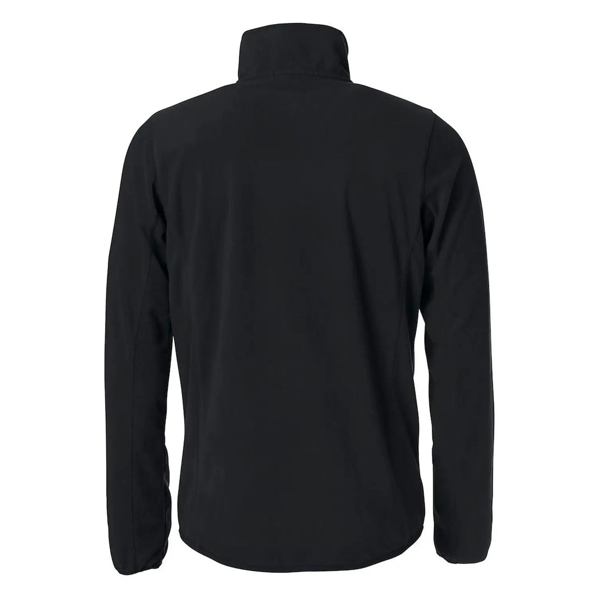 Black - Back - Clique Mens Basic Microfleece Jacket
