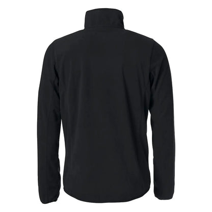 Black - Back - Clique Mens Basic Microfleece Jacket