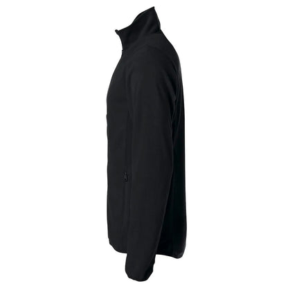 Black - Lifestyle - Clique Mens Basic Microfleece Jacket