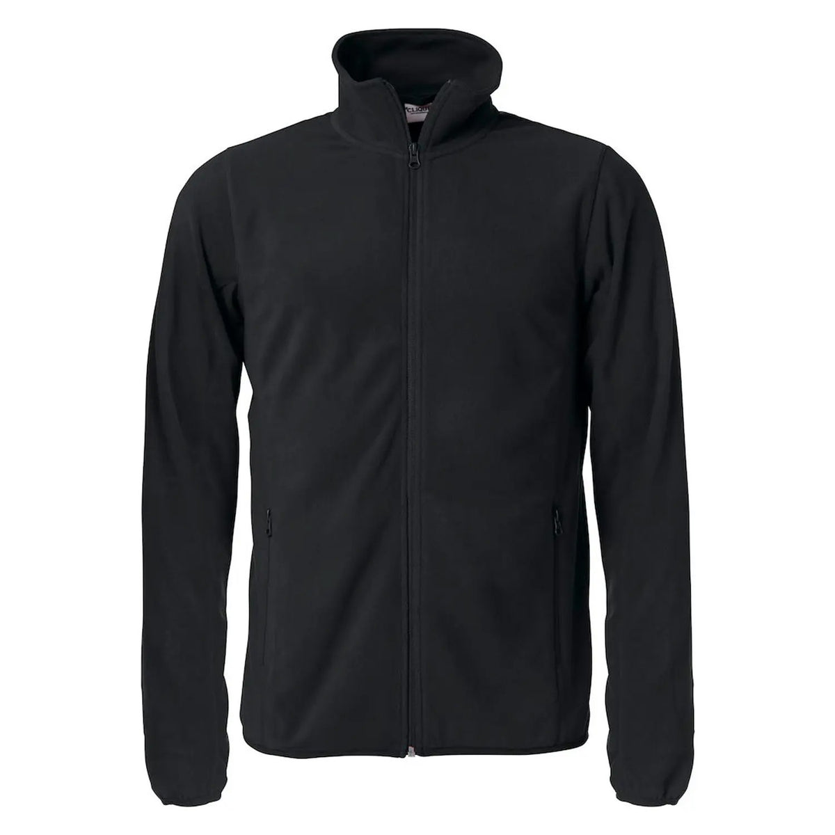 Black - Front - Clique Mens Basic Microfleece Jacket
