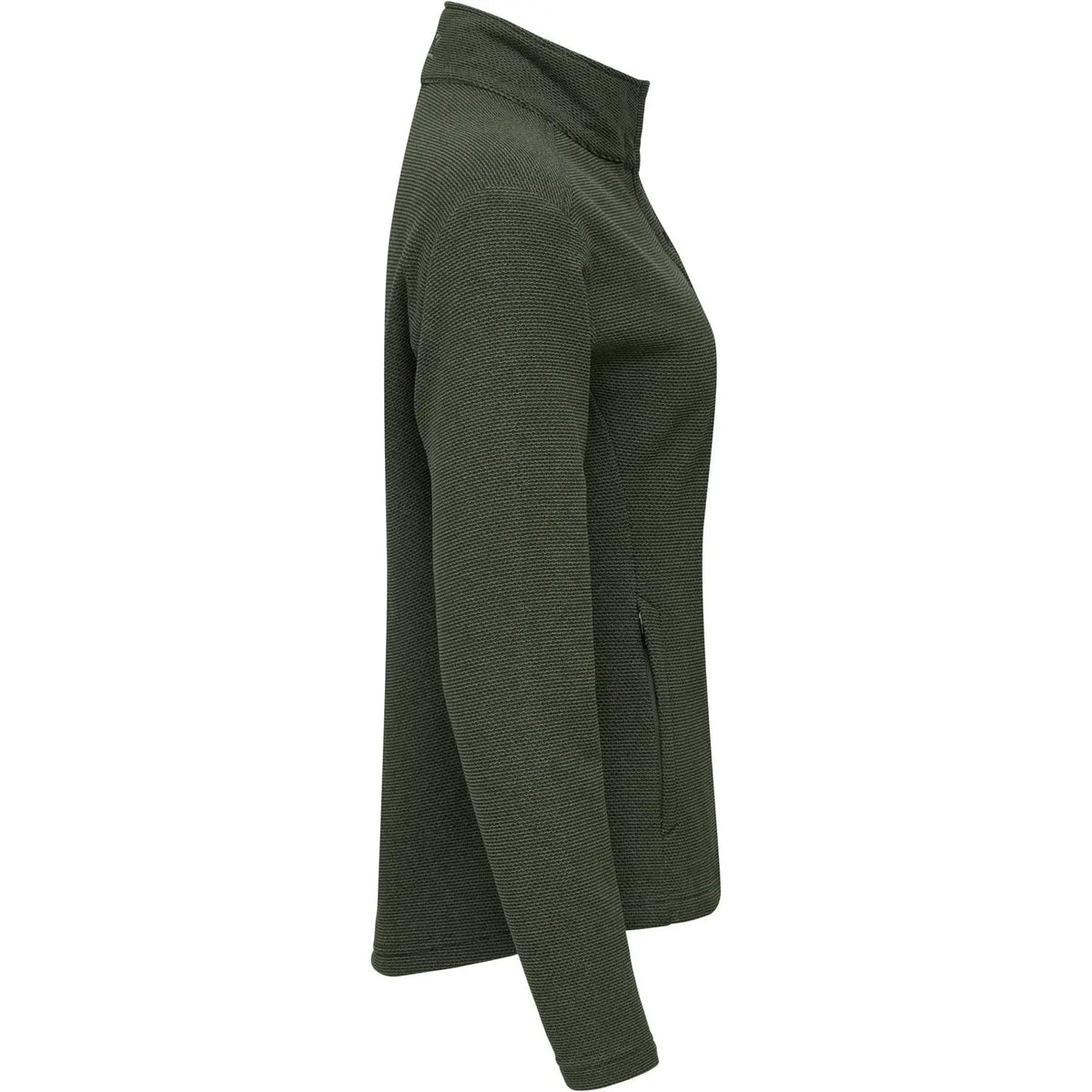 Ivy Green - Side - Cutter & Buck Womens-Ladies Hunts Point Fleece Top