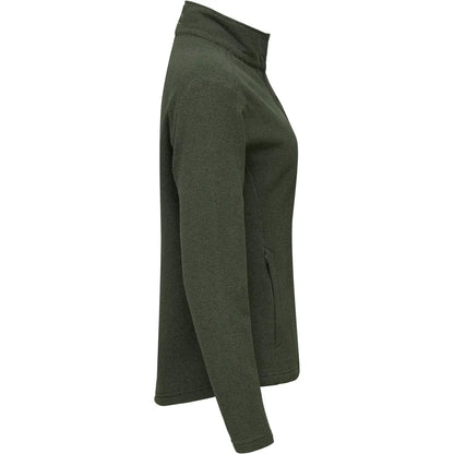 Ivy Green - Side - Cutter & Buck Womens-Ladies Hunts Point Fleece Top