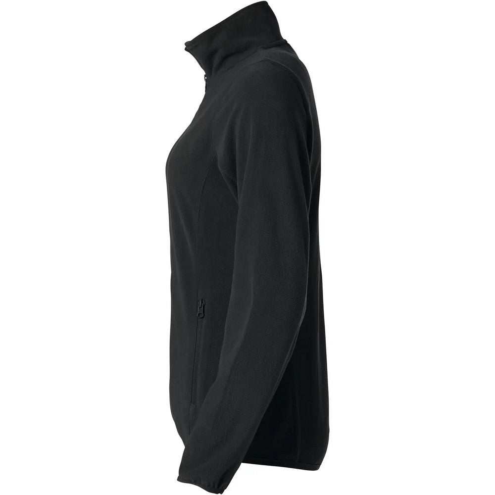 Black - Lifestyle - Clique Womens-Ladies Basic Microfleece Fleece Jacket