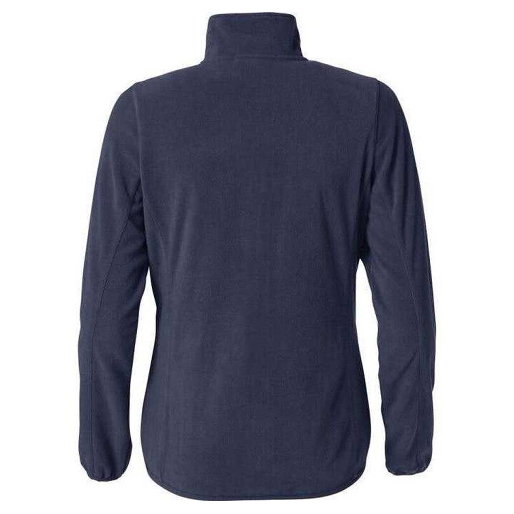 Dark Navy - Back - Clique Womens-Ladies Basic Microfleece Fleece Jacket