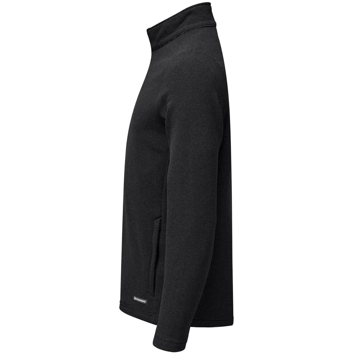 Black - Lifestyle - Cutter & Buck Mens Hunts Point Full Zip Fleece Jacket