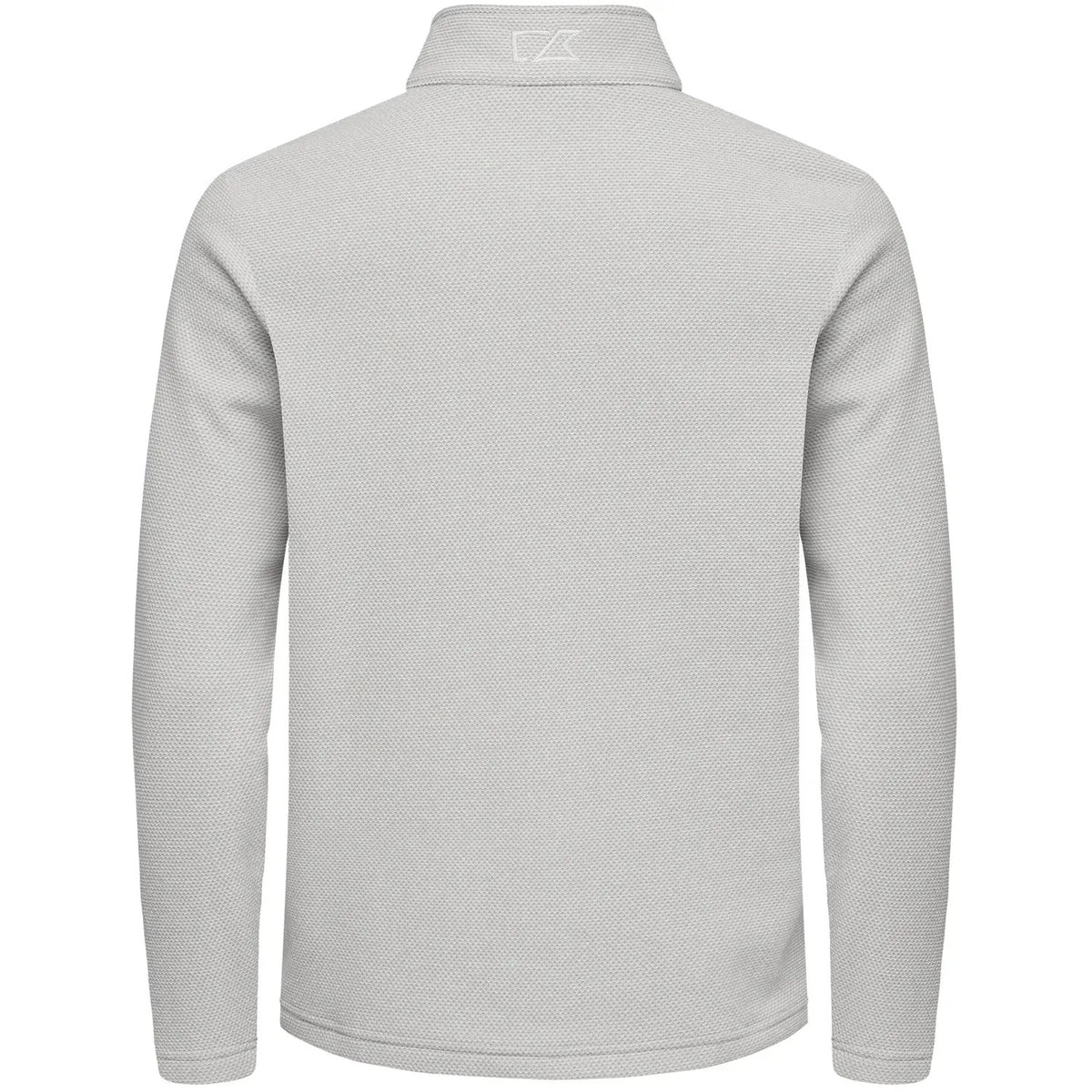 Silver - Back - Cutter & Buck Mens Hunts Point Full Zip Fleece Jacket