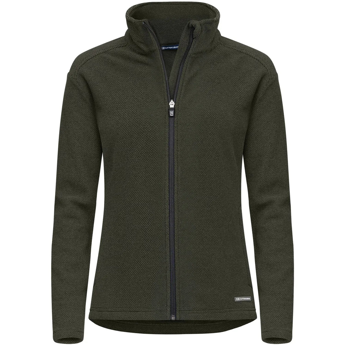 Ivy Green - Front - Cutter & Buck Womens-Ladies Hunts Point Fleece Jacket