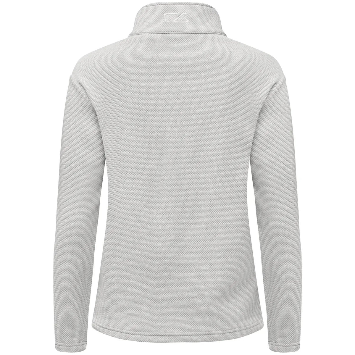 Silver - Back - Cutter & Buck Womens-Ladies Hunts Point Fleece Jacket