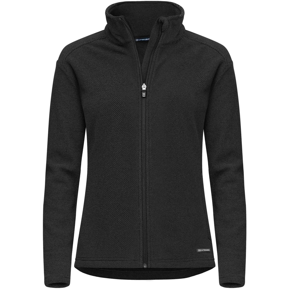Black - Front - Cutter & Buck Womens-Ladies Hunts Point Fleece Jacket