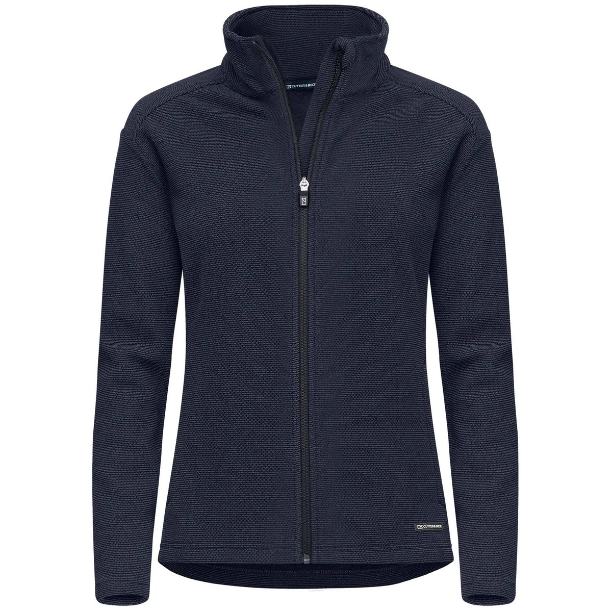 Dark Navy - Front - Cutter & Buck Womens-Ladies Hunts Point Fleece Jacket