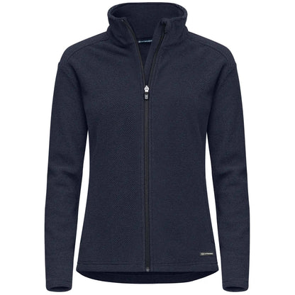 Dark Navy - Front - Cutter & Buck Womens-Ladies Hunts Point Fleece Jacket