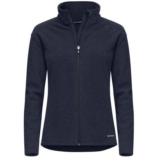 Dark Navy - Front - Cutter & Buck Womens-Ladies Hunts Point Fleece Jacket