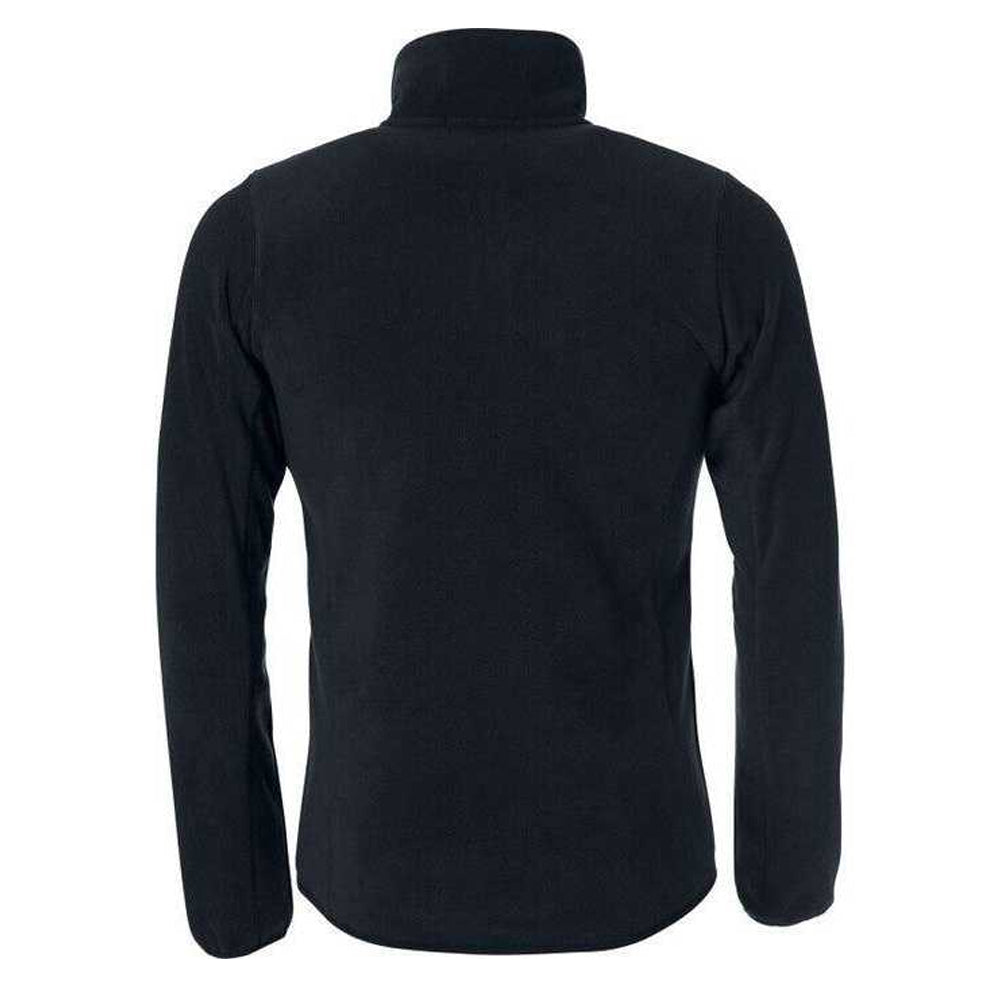 Black - Back - Clique Mens Basic Polar Fleece Jacket