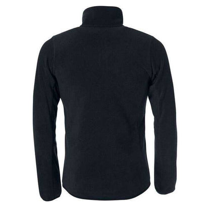 Black - Back - Clique Mens Basic Polar Fleece Jacket