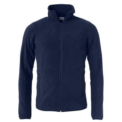 Dark Navy - Front - Clique Mens Basic Polar Fleece Jacket