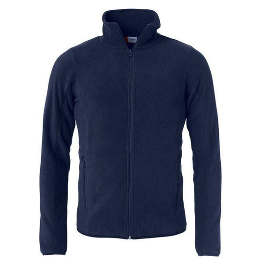 Dark Navy - Front - Clique Mens Basic Polar Fleece Jacket
