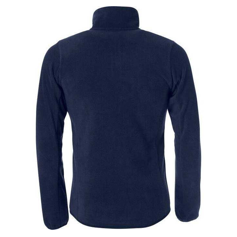 Dark Navy - Back - Clique Mens Basic Polar Fleece Jacket