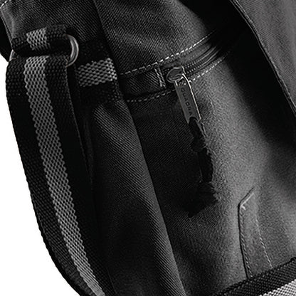 Vintage Black - Lifestyle - Quadra Vintage Canvas Despatch Bag - 14 Litres