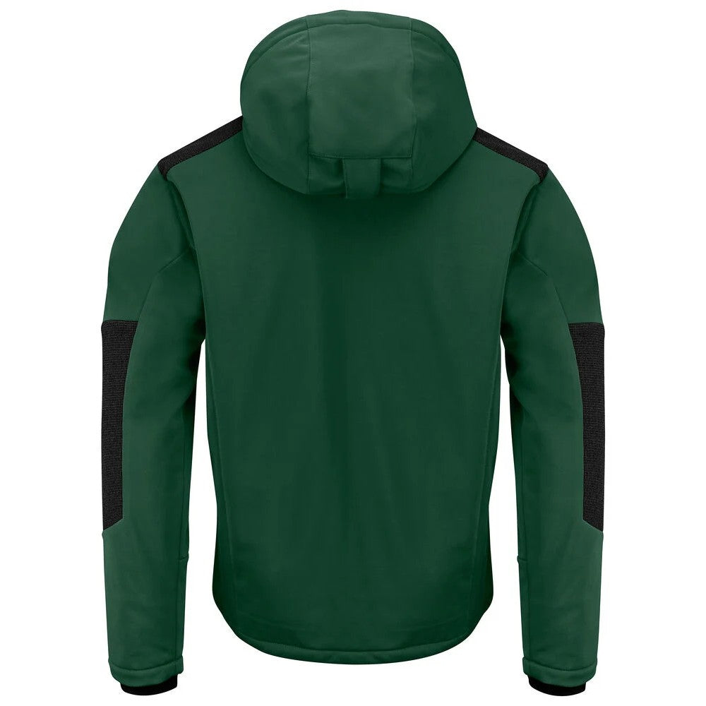 Forest Green - Back - Projob Mens Prio 3417 Padded Jacket