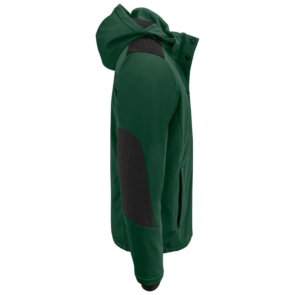 Forest Green - Side - Projob Mens Prio 3417 Padded Jacket