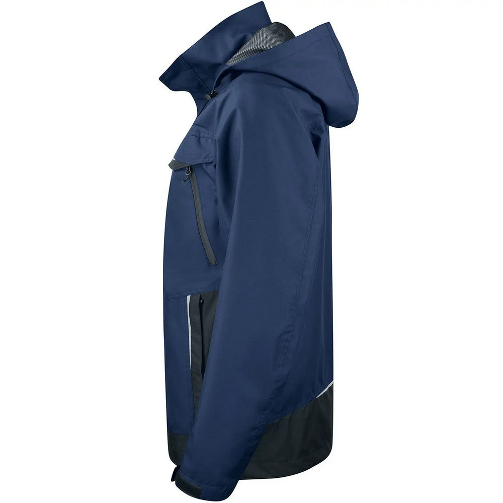 Navy - Lifestyle - Projob Mens Prio 4441 Waterproof Padded Jacket