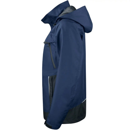 Navy - Lifestyle - Projob Mens Prio 4441 Waterproof Padded Jacket