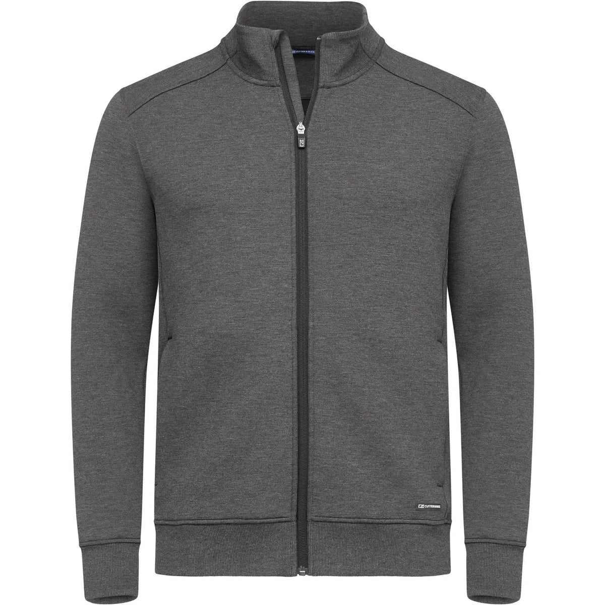 Anthracite Melange - Front - Cutter & Buck Mens Pemberton Recycled Polyester Jacket