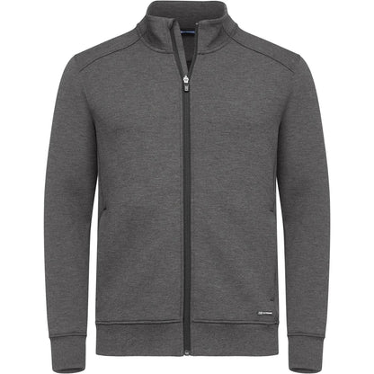 Anthracite Melange - Front - Cutter & Buck Mens Pemberton Recycled Polyester Jacket