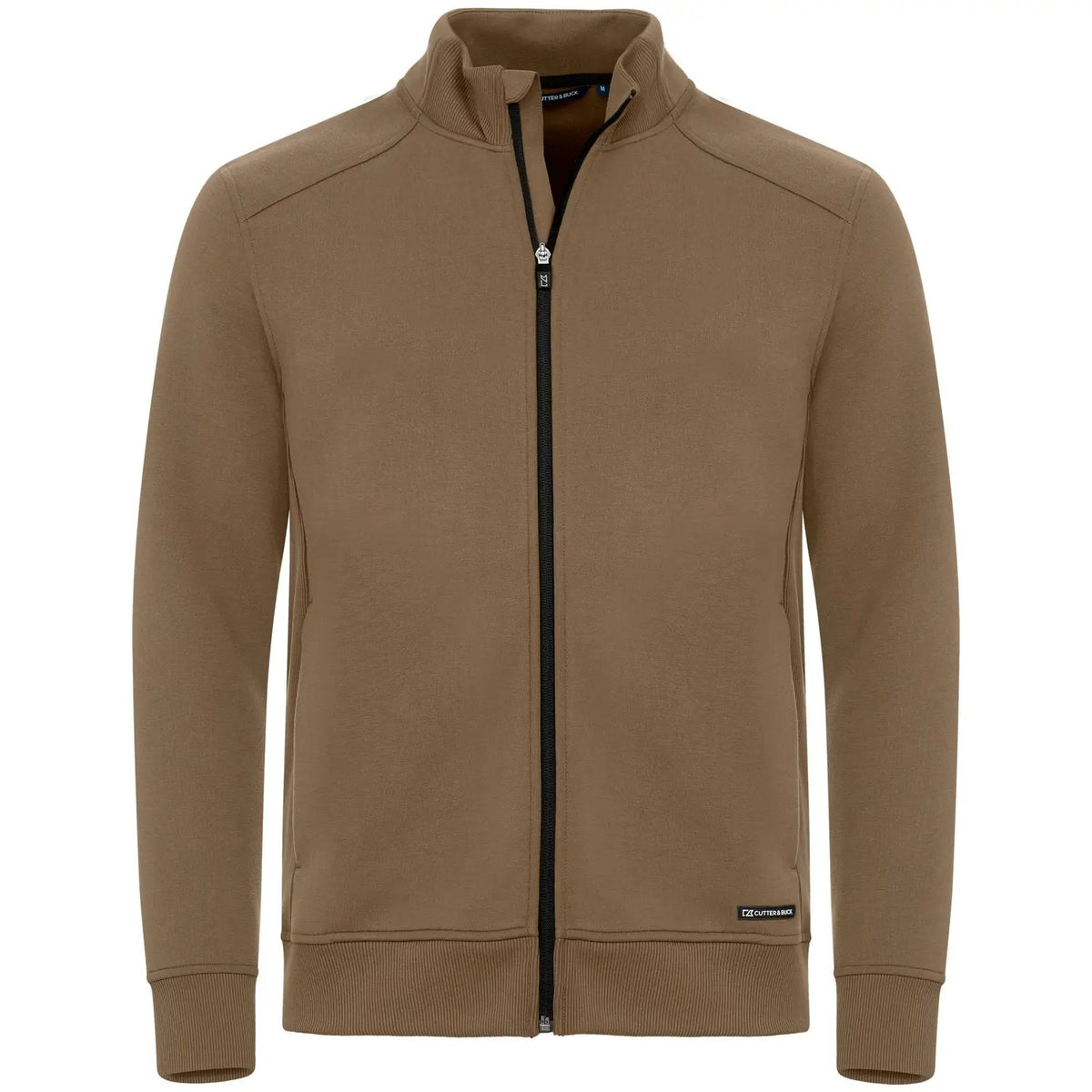 Khaki - Front - Cutter & Buck Mens Pemberton Recycled Polyester Jacket