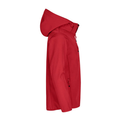 Red - Side - Clique Childrens-Kids Classic Soft Shell Jacket