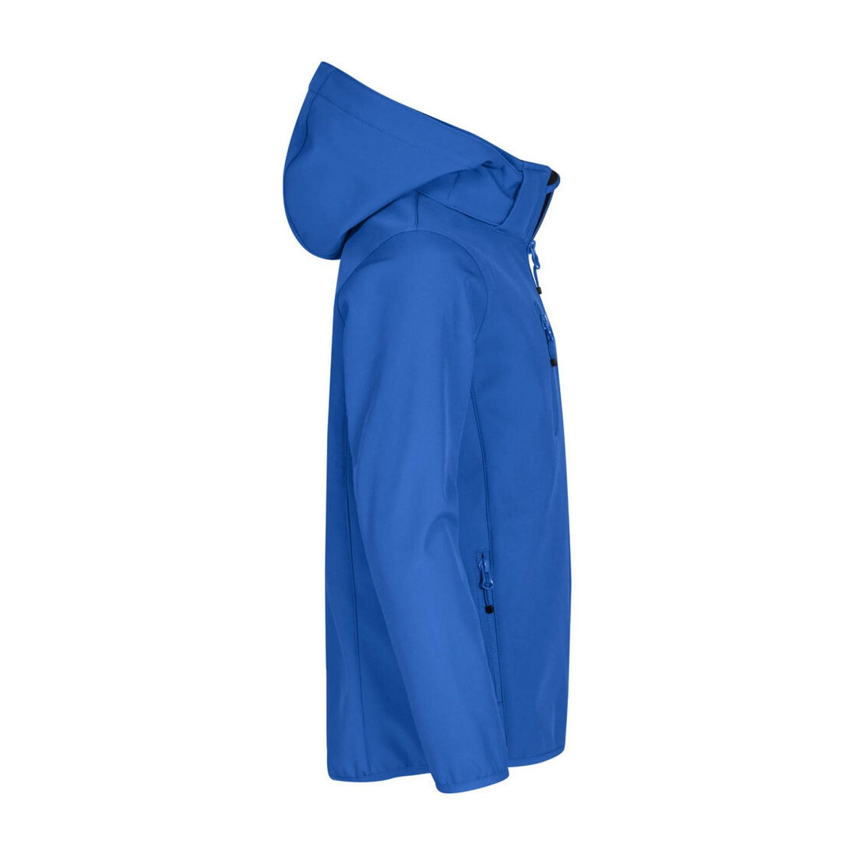 Royal Blue - Side - Clique Childrens-Kids Classic Soft Shell Jacket