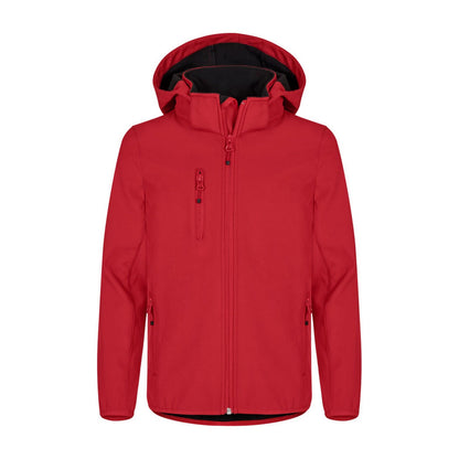 Red - Front - Clique Childrens-Kids Classic Soft Shell Jacket