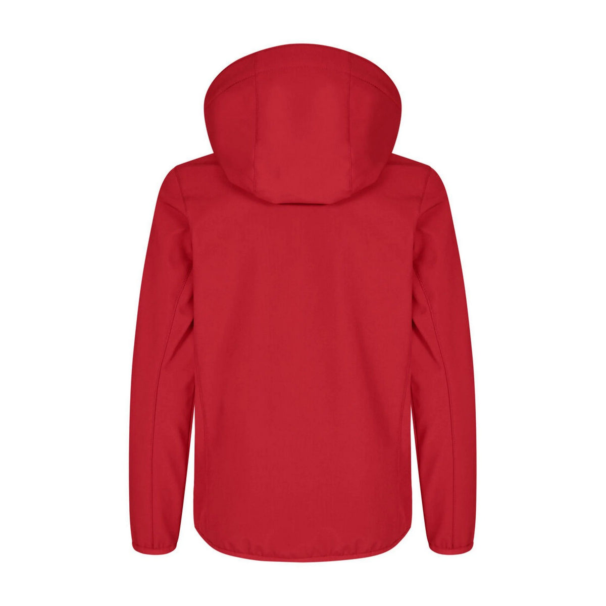 Red - Back - Clique Childrens-Kids Classic Soft Shell Jacket