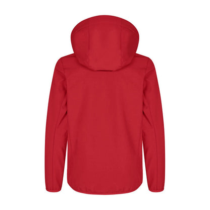 Red - Back - Clique Childrens-Kids Classic Soft Shell Jacket