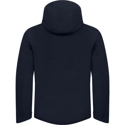 Dark Navy - Back - Clique Unisex Adult Classic 2 in 1 Zip-off Sleeves Soft Shell Jacket