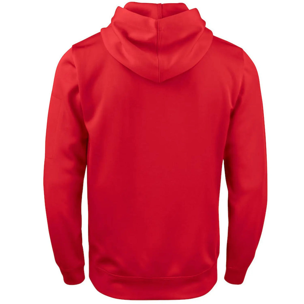 Red - Back - Clique Unisex Adult Basic Active Pullover Hoodie