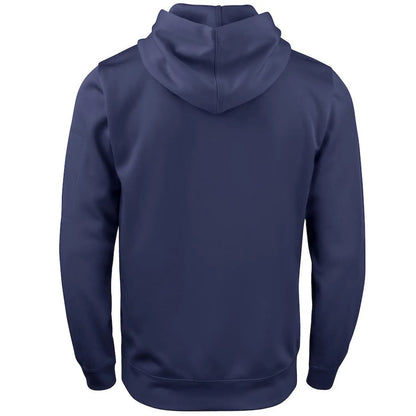 Dark Navy - Back - Clique Unisex Adult Basic Active Pullover Hoodie