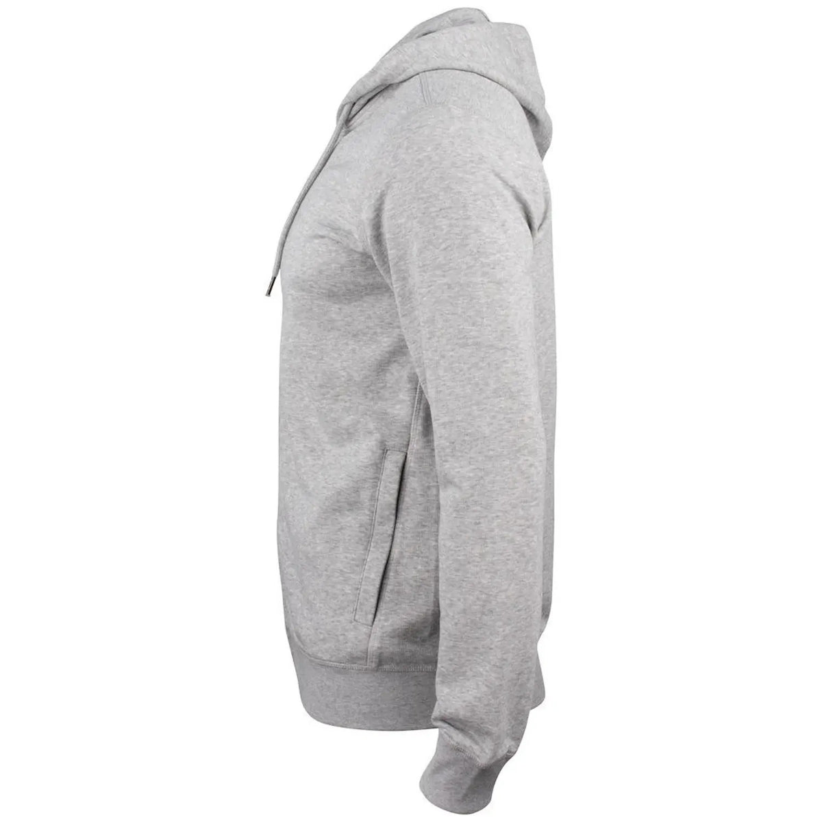 Grey Melange - Lifestyle - Clique Mens Organic Cotton Full Zip Hoodie