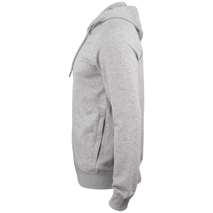 Grey Melange - Lifestyle - Clique Mens Organic Cotton Full Zip Hoodie
