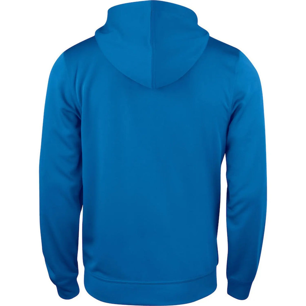 Royal Blue - Back - Clique Mens Basic Active Full Zip Hoodie