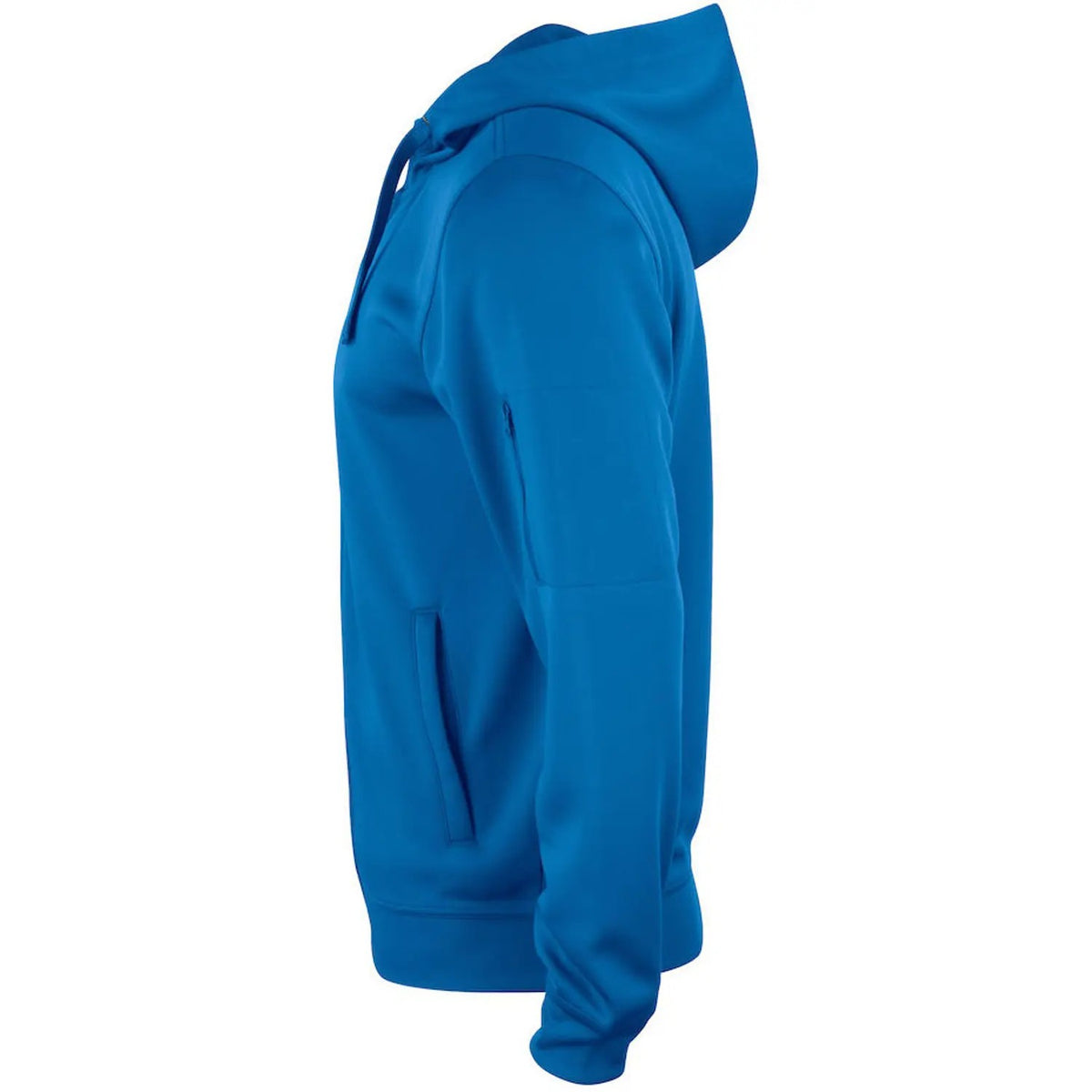Royal Blue - Lifestyle - Clique Mens Basic Active Full Zip Hoodie