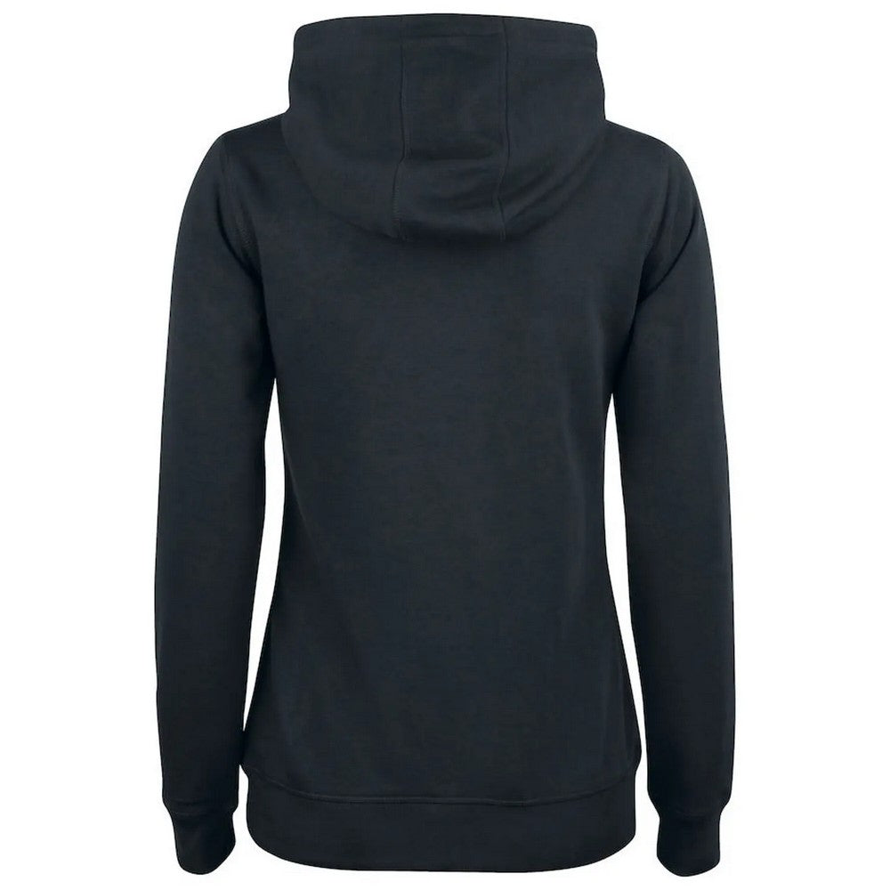 Black - Back - Clique Womens-Ladies Premium Organic Cotton Pullover Hoodie