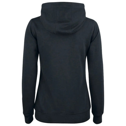 Black - Back - Clique Womens-Ladies Premium Organic Cotton Pullover Hoodie