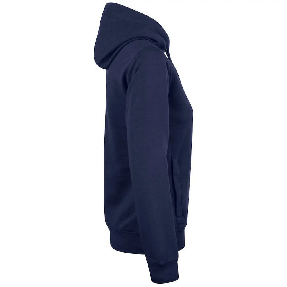 Dark Navy - Side - Clique Womens-Ladies Premium Organic Cotton Pullover Hoodie