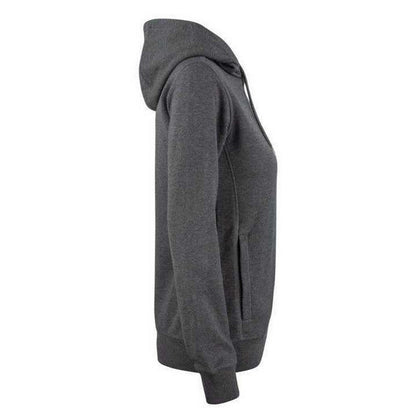 Anthracite Melange - Side - Clique Womens-Ladies Premium Organic Cotton Pullover Hoodie