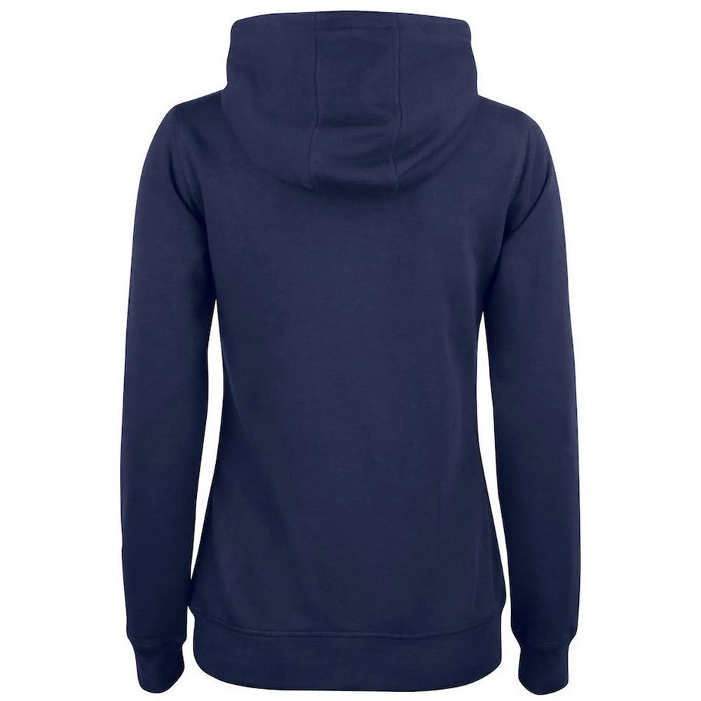 Dark Navy - Back - Clique Womens-Ladies Premium Organic Cotton Pullover Hoodie