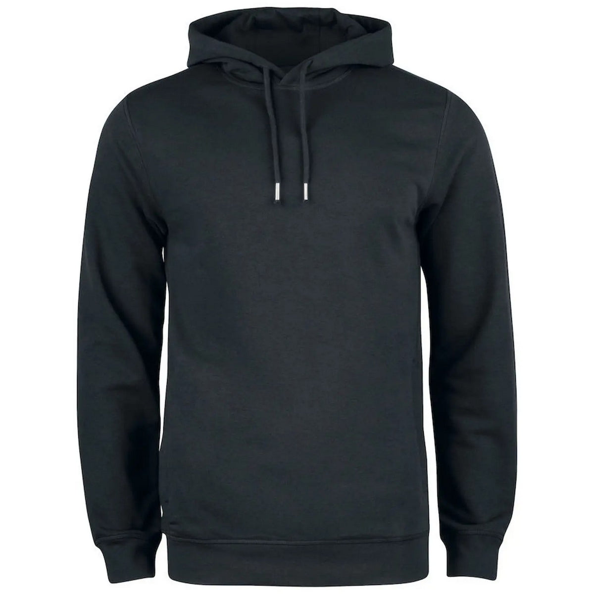 Black - Front - Clique Mens Premium Organic Cotton Hoodie