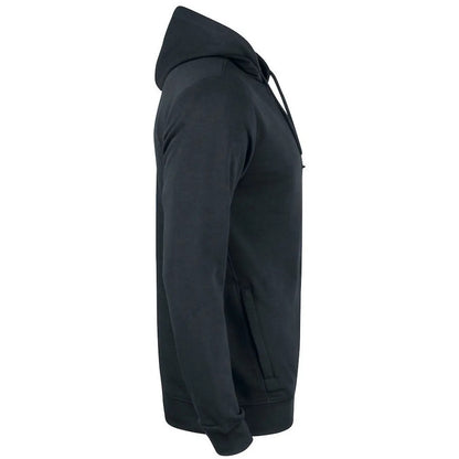 Black - Side - Clique Mens Premium Organic Cotton Hoodie