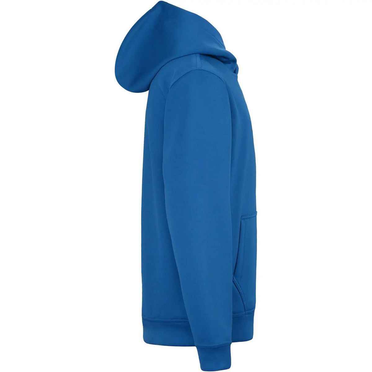 Royal Blue - Side - Clique Childrens-Kids Miami Polyester Blend Hoodie