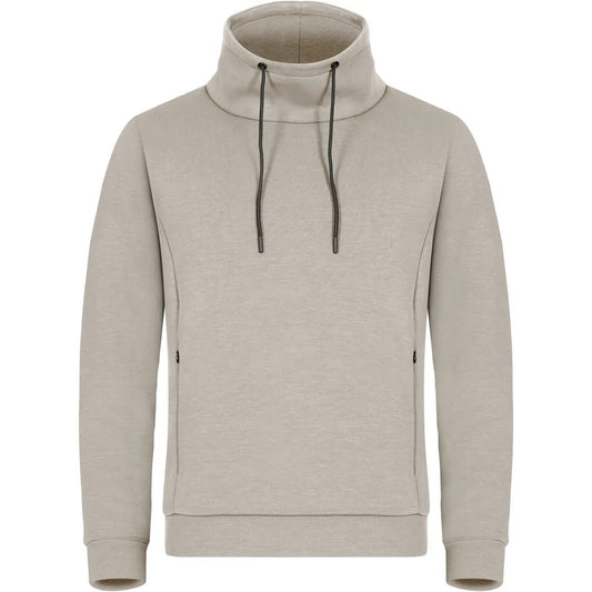 Stone - Front - Clique Unisex Adult Hobart Polyester Sweatshirt